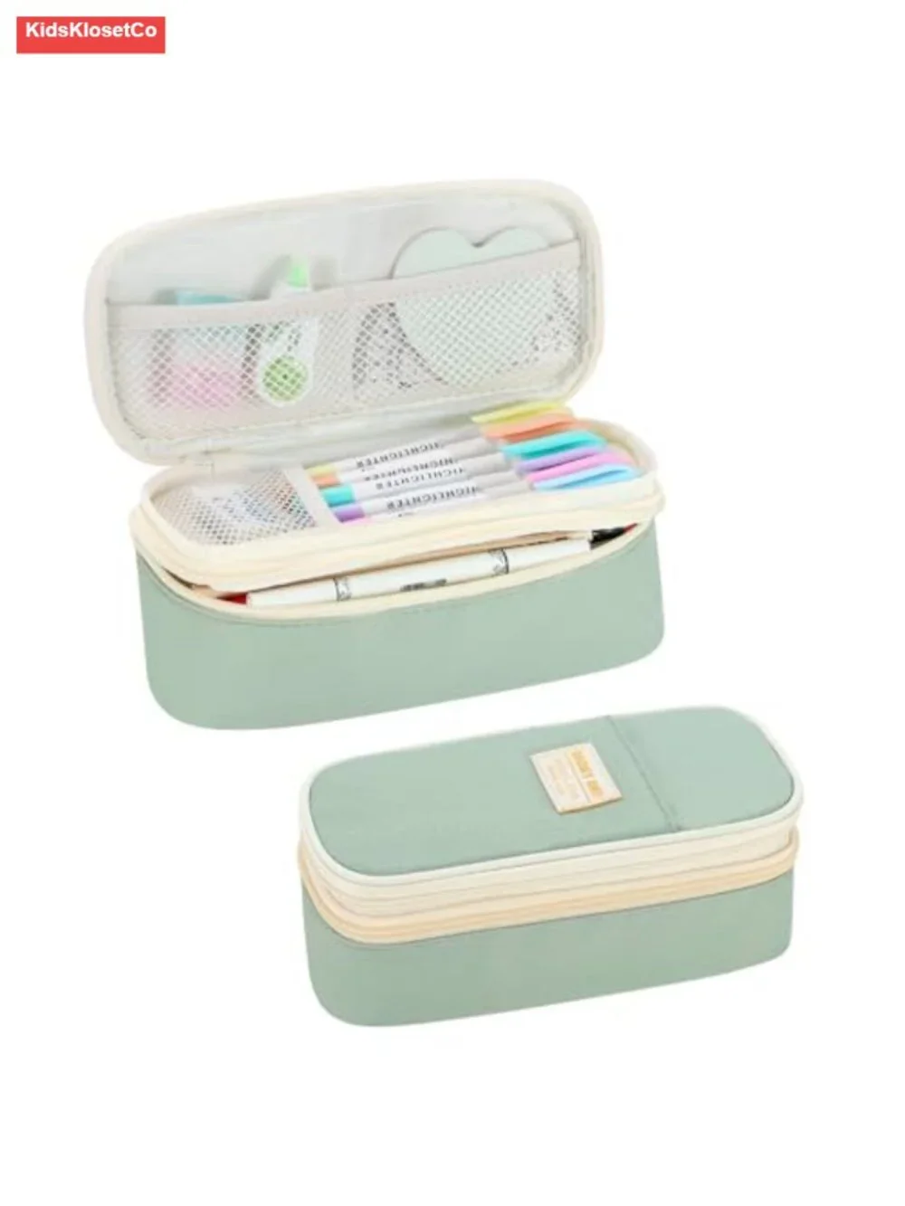 Large Pencil Case Organizer Zipper Pouch Big Capacity Stationery Holder